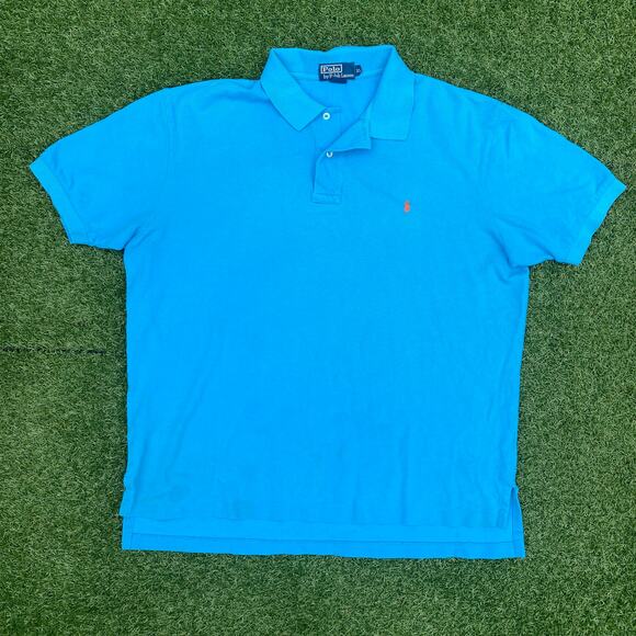 Polo Ralph Lauren Blue Polo Shirt Size XL - Picture 1 of 4